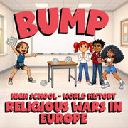 Religious Wars in Europe BUMP Game - No Prep World History Review Activity
