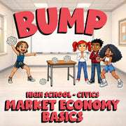 Market Economy Basics BUMP Civics Game - No Prep Review Activity