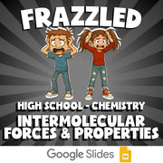 Intermolecular Forces & Properties FRAZZLED Science Game - No Prep Chemistry