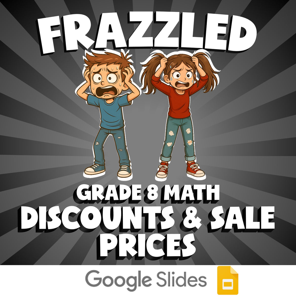 Discounts & Sale Prices FRAZZLED Math Game - No Prep Grade 8 Review Activity