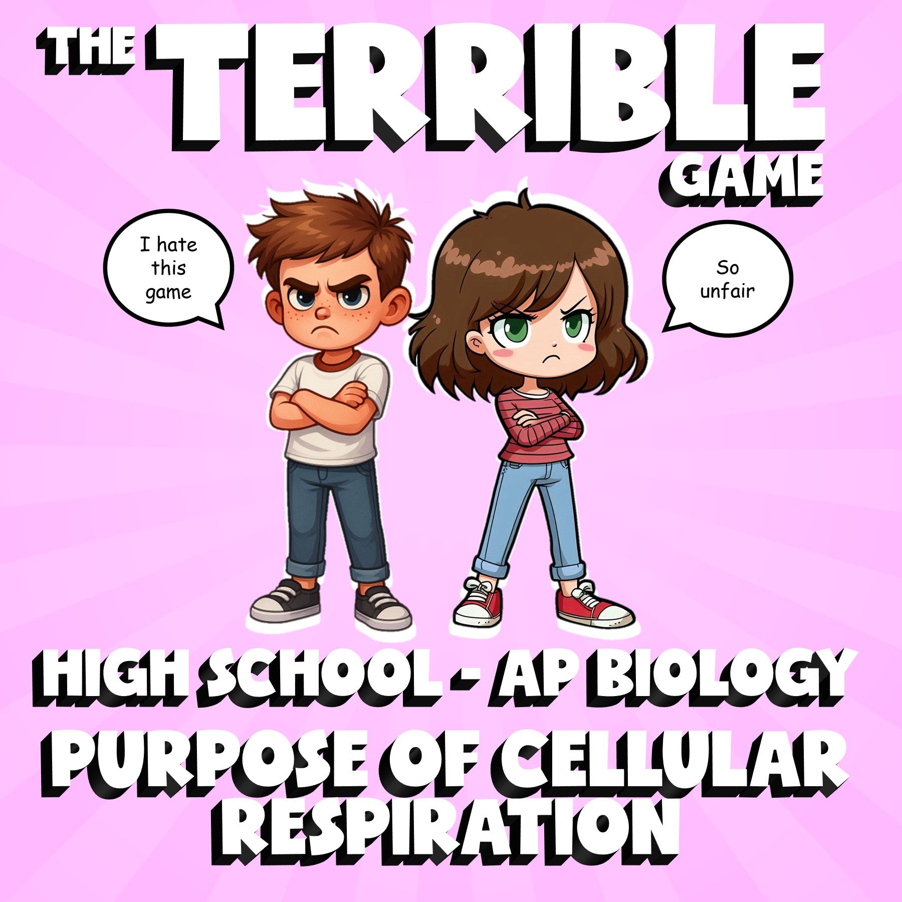 Purpose of Cellular Respiration THE TERRIBLE GAME - AP Biology Science Review