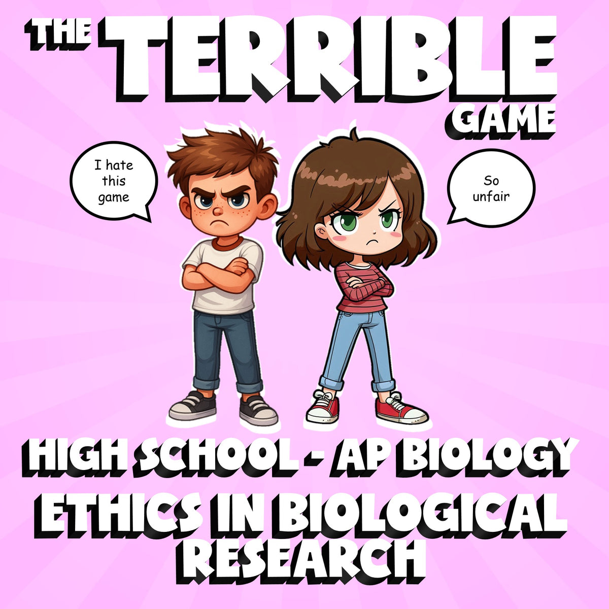 Ethics in Biological Research THE TERRIBLE GAME - AP Biology Science Review