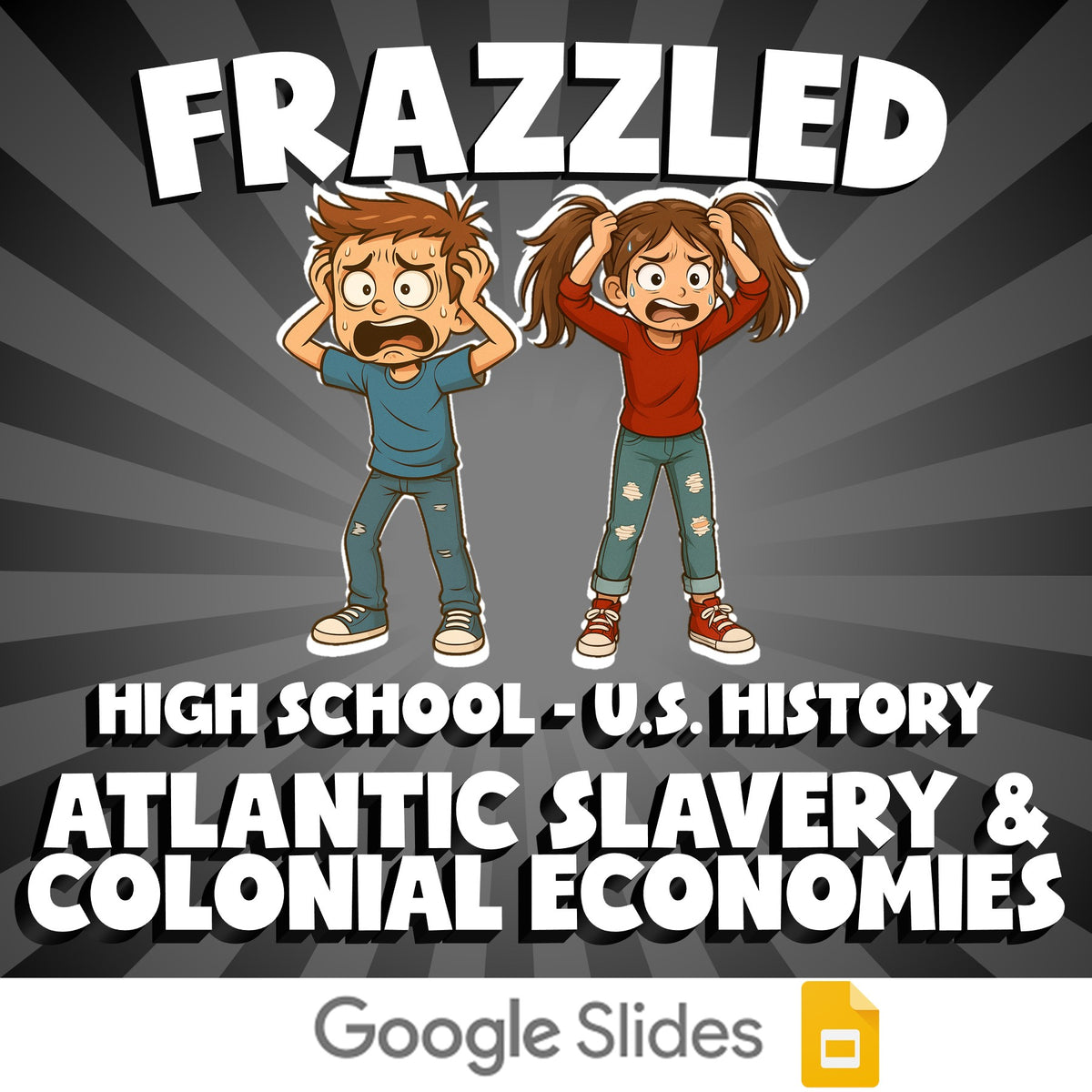 Atlantic Slavery & Colonial Economies FRAZZLED U.S. History Game - No Prep