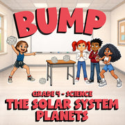 The Solar System Planets BUMP Science Game - No Prep Grade 4 Review Activity