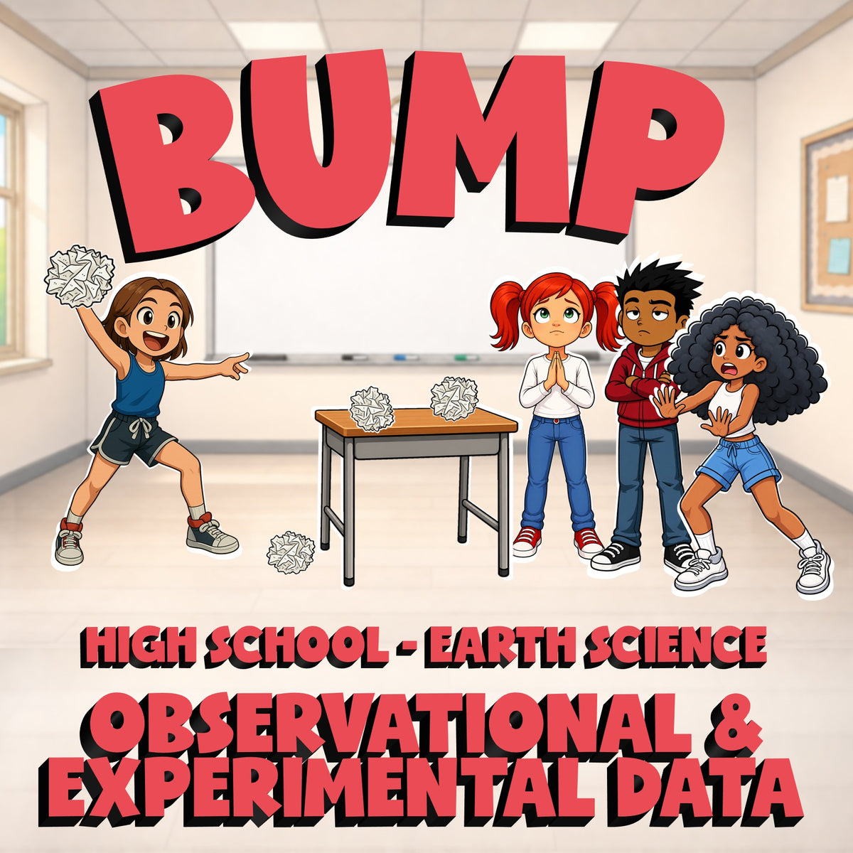 Observational & Experimental Data BUMP Game - No Prep Earth Science Review