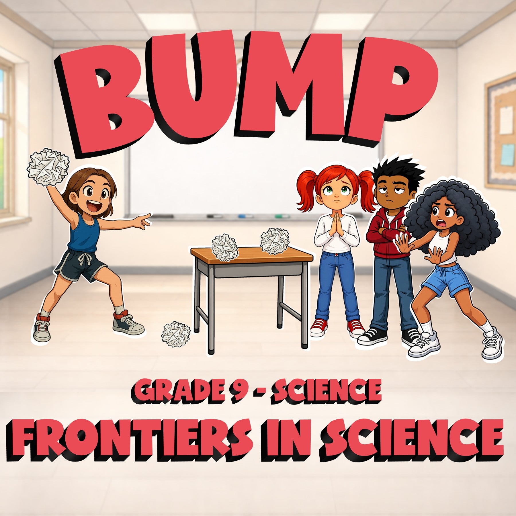 Frontiers in Science BUMP Science Game - No Prep Grade 9 Review Activity
