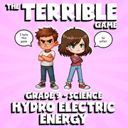 Hydro Electric Energy THE TERRIBLE GAME - No Prep Grade 9 Science Review