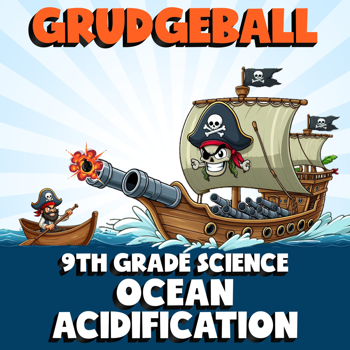 Ocean Acidification GRUDGEBALL Science Game - No Prep Grade 9 Review Activity