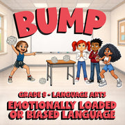 Emotionally Loaded or Biased Language BUMP ELA Game - No Prep Grade 8 Review