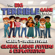 Global Labor Systems & Exploitation BIG TERRIBLE GAME - Grade 7 Socials Review