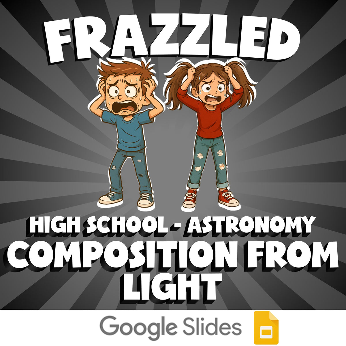 Composition from Light FRAZZLED Science Game - No Prep Astronomy Review Activity