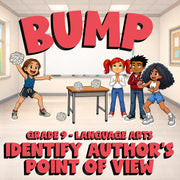 Identify Author's Point of View BUMP ELA Game - No Prep Grade 9 Review Activity