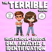 DNA Analysis & Identification THE TERRIBLE GAME - No Prep Biology Science Review