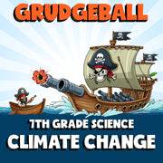 Climate Change GRUDGEBALL Science Game - No Prep Grade 7 Review Activity