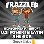 U.S. Power in Latin America FRAZZLED U.S. History Game - No Prep Review Activity
