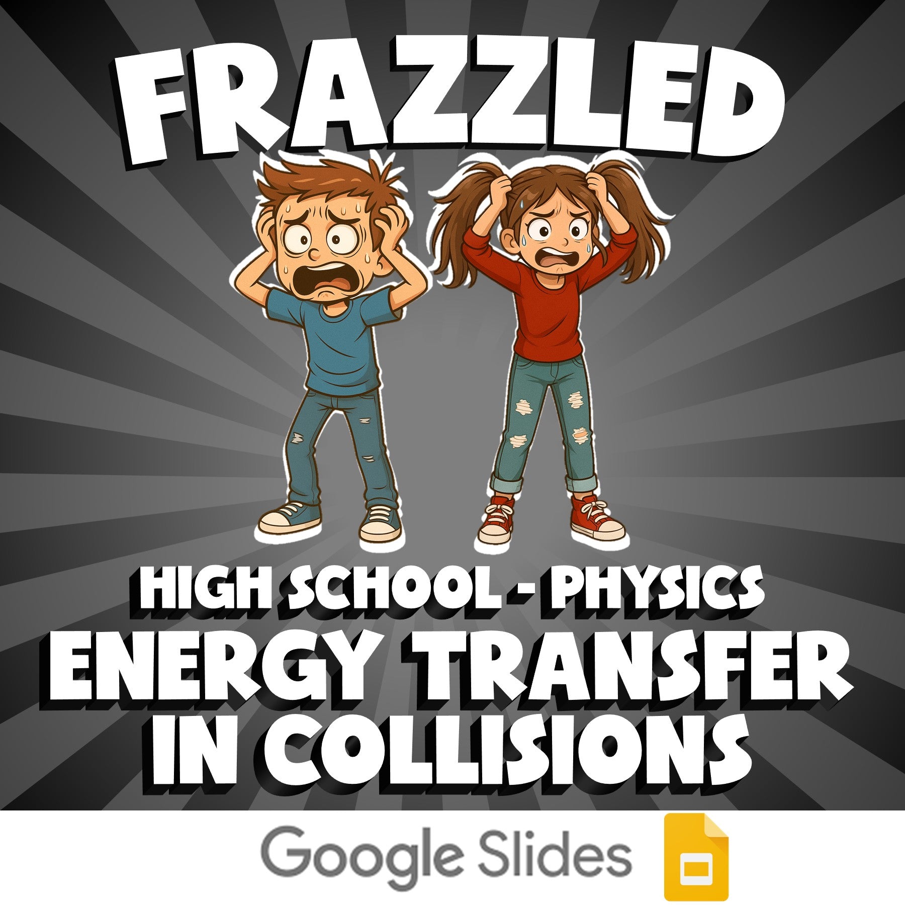 Energy Transfer in Collisions FRAZZLED Science Game - No Prep Physics Review