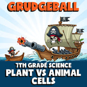 Plant vs Animal Cells GRUDGEBALL Science Game - No Prep Grade 7 Review Activity