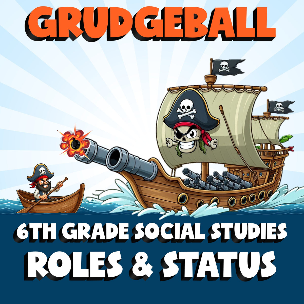 Roles & Status GRUDGEBALL Socials Game - No Prep Grade 6 Review Activity
