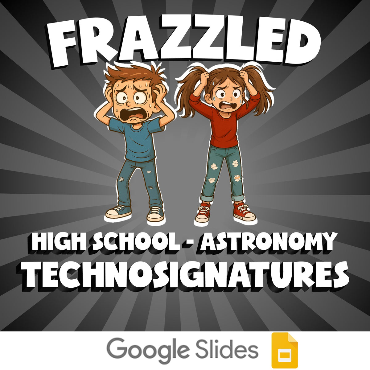 Technosignatures FRAZZLED Science Game - No Prep Astronomy Review Activity