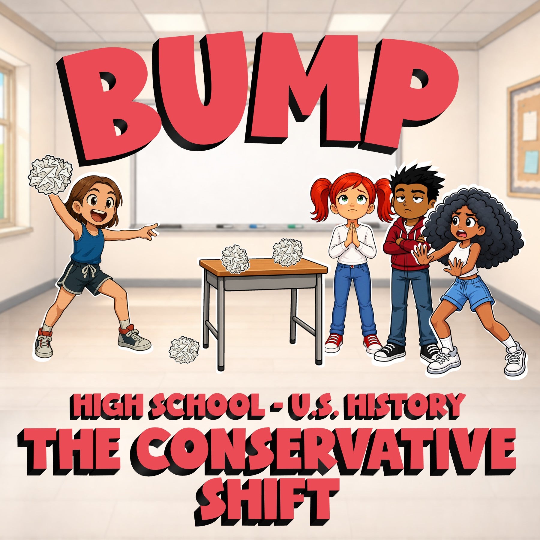 The Conservative Shift BUMP U.S. History Game - No Prep Review Activity