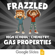 Gas Properties FRAZZLED Science Game - No Prep Chemistry Review Activity