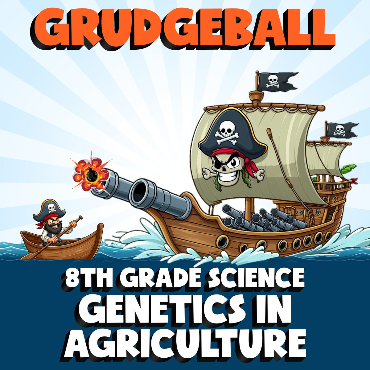 Genetics in Agriculture GRUDGEBALL Science Game - No Prep Grade 8 Review