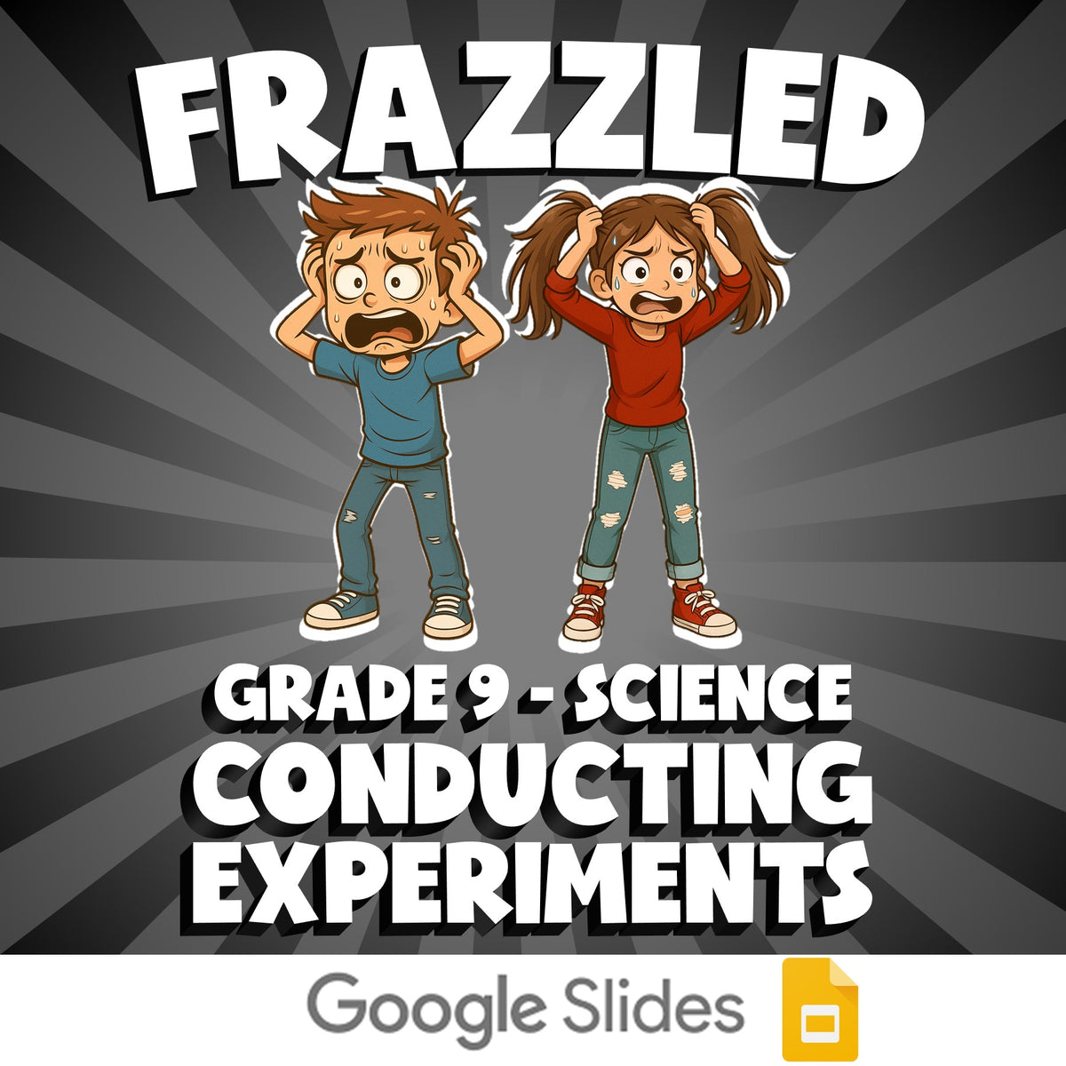 Conducting Experiments FRAZZLED Science Game - No Prep Grade 9 Review Activity