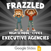 Executive Agencies FRAZZLED Civics Game - No Prep Review Activity