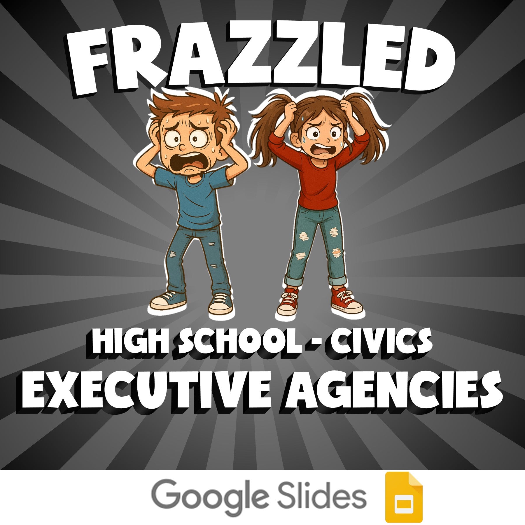 Executive Agencies FRAZZLED Civics Game - No Prep Review Activity