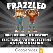 Elections, Voting Systems & Representation FRAZZLED U.S. History Game - No Prep