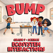 Ecosystem Interactions BUMP Science Game - No Prep Grade 9 Review Activity