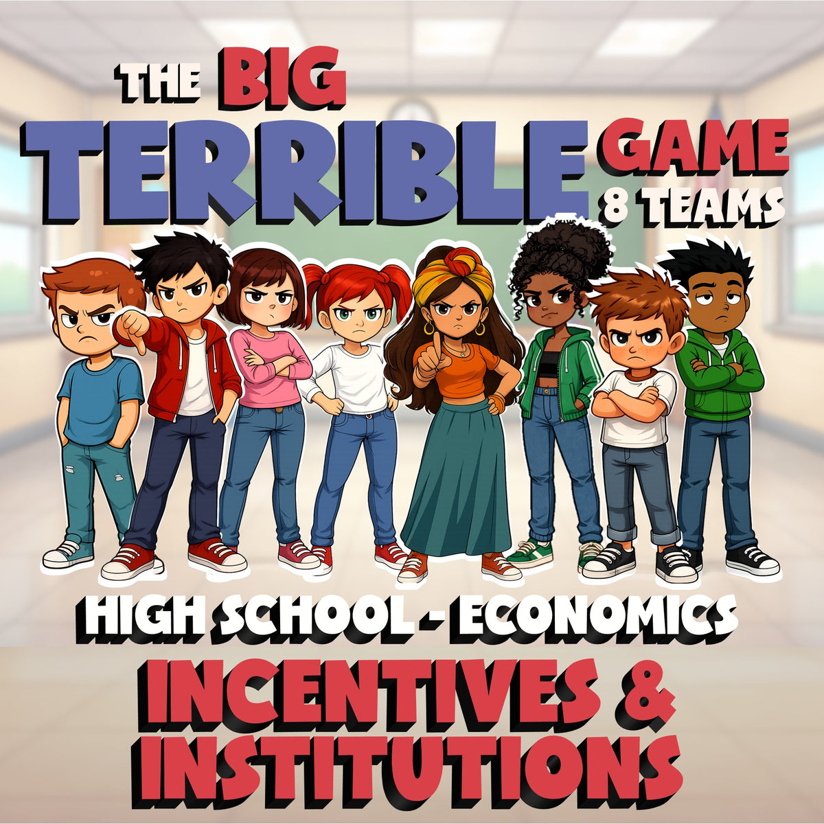 Incentives & Institutions BIG TERRIBLE GAME - No Prep Economics Review Activity