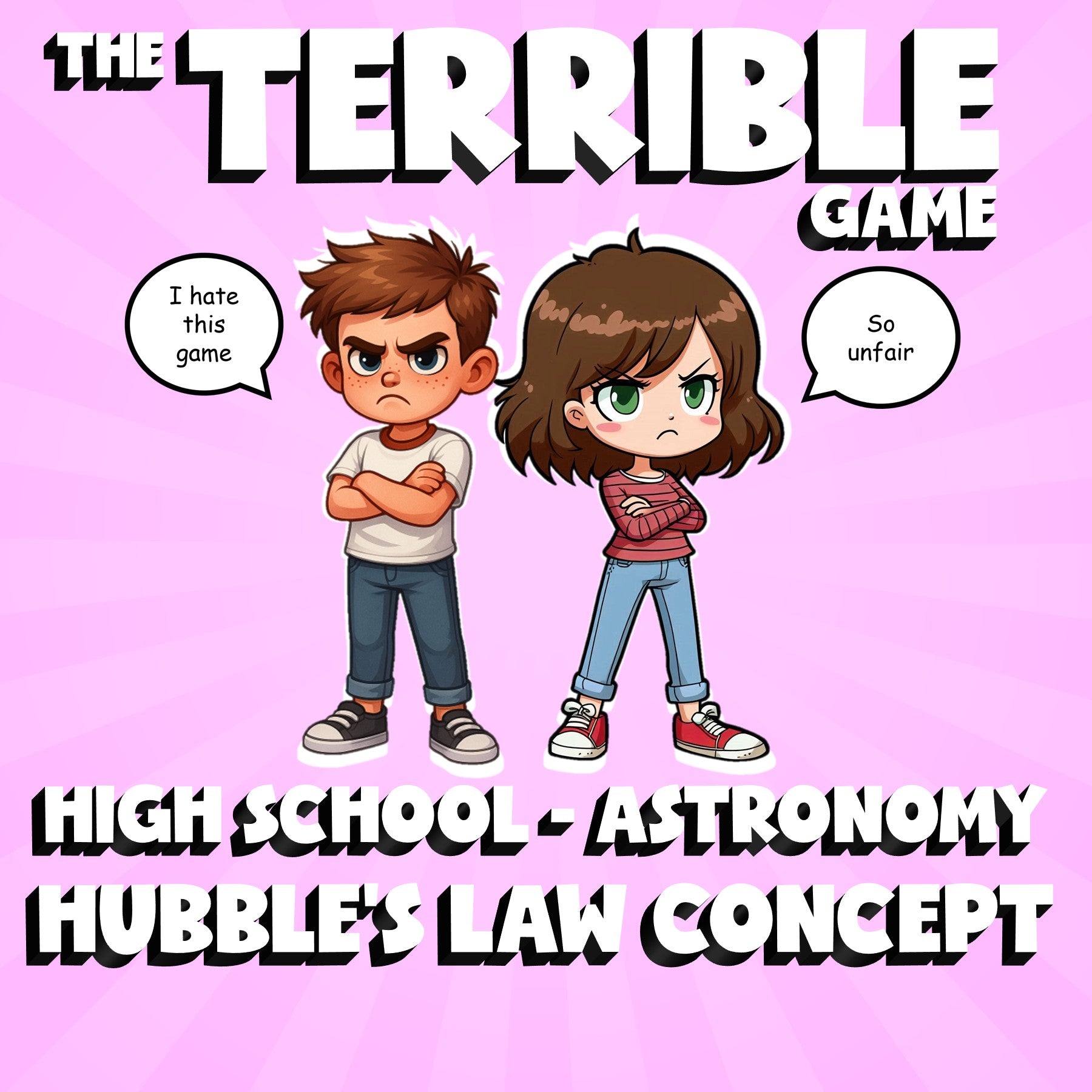Hubble’s Law Concept THE TERRIBLE GAME - No Prep Astronomy Science Review