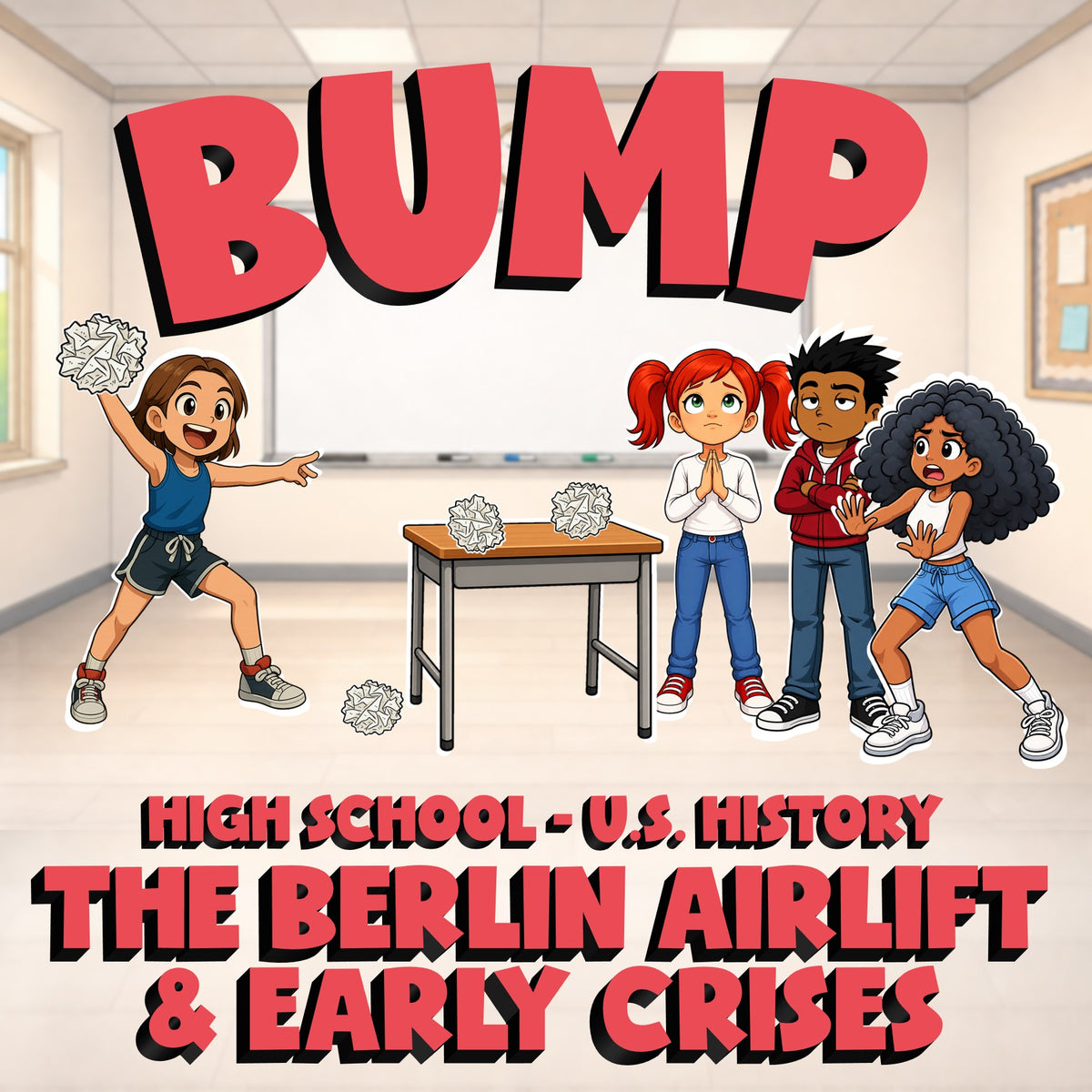 The Berlin Airlift & Early Crises BUMP U.S. History Game - No Prep Review