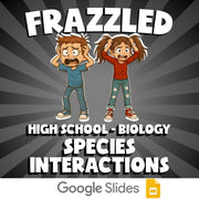 Species Interactions FRAZZLED Science Game - No Prep Biology Review Activity