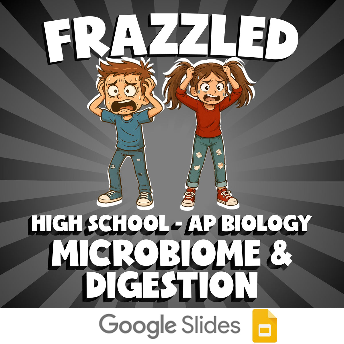 Microbiome & Digestion FRAZZLED Science Game - No Prep AP Biology Review