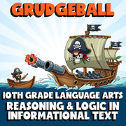 Reasoning & Logic in Informational Text GRUDGEBALL ELA Game - No Prep Grade 10