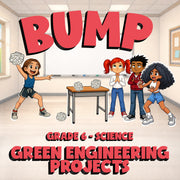 Green Engineering Projects BUMP Science Game - No Prep Grade 6 Review Activity