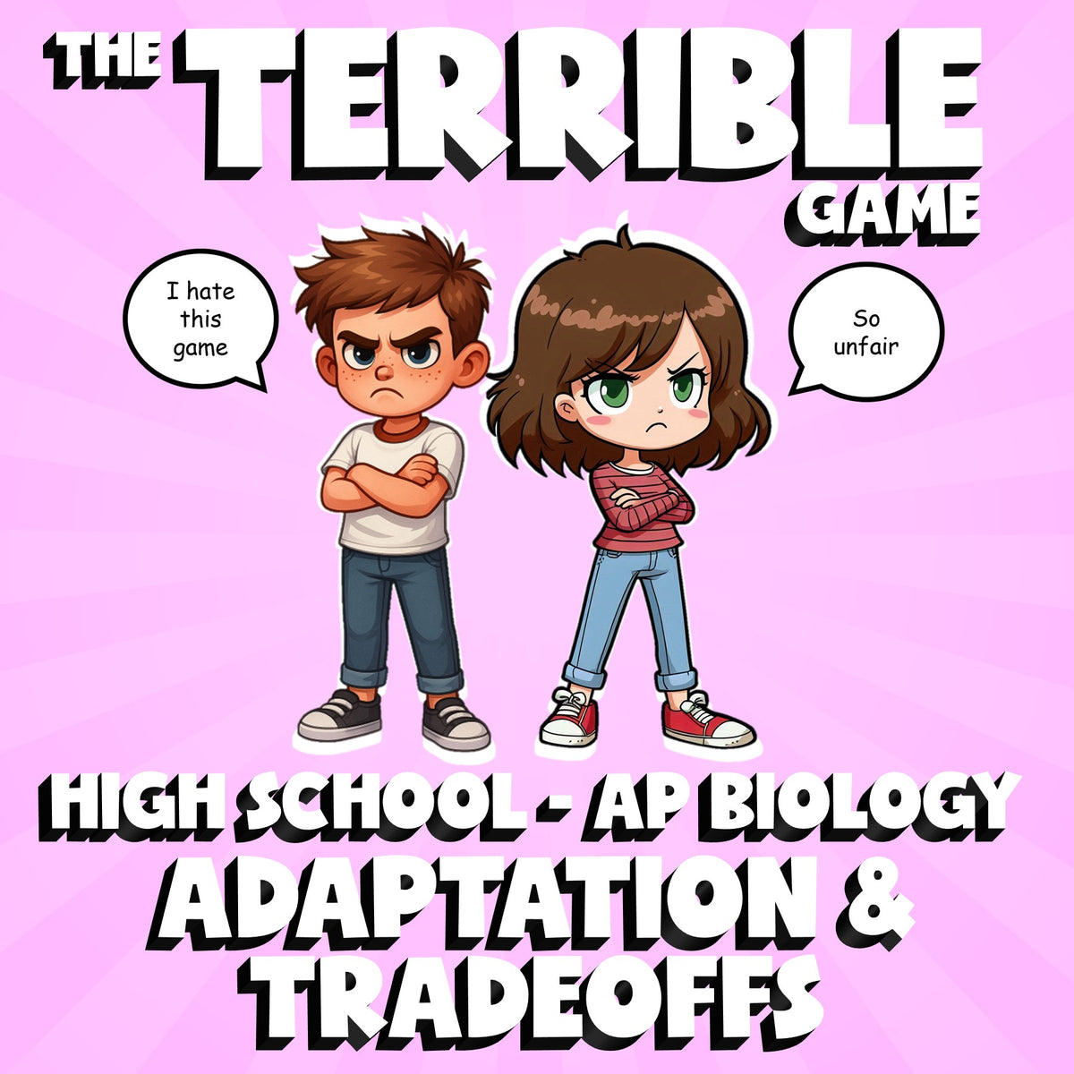 Adaptation & Tradeoffs THE TERRIBLE GAME - No Prep AP Biology Science Review