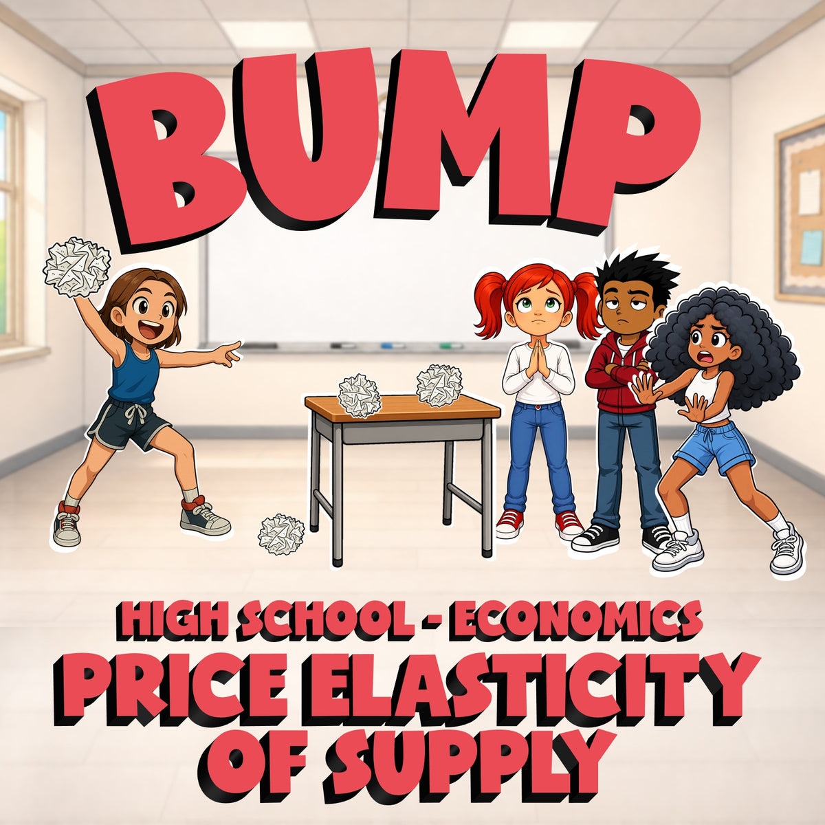 Price Elasticity of Supply BUMP Economics Game - No Prep Review Activity