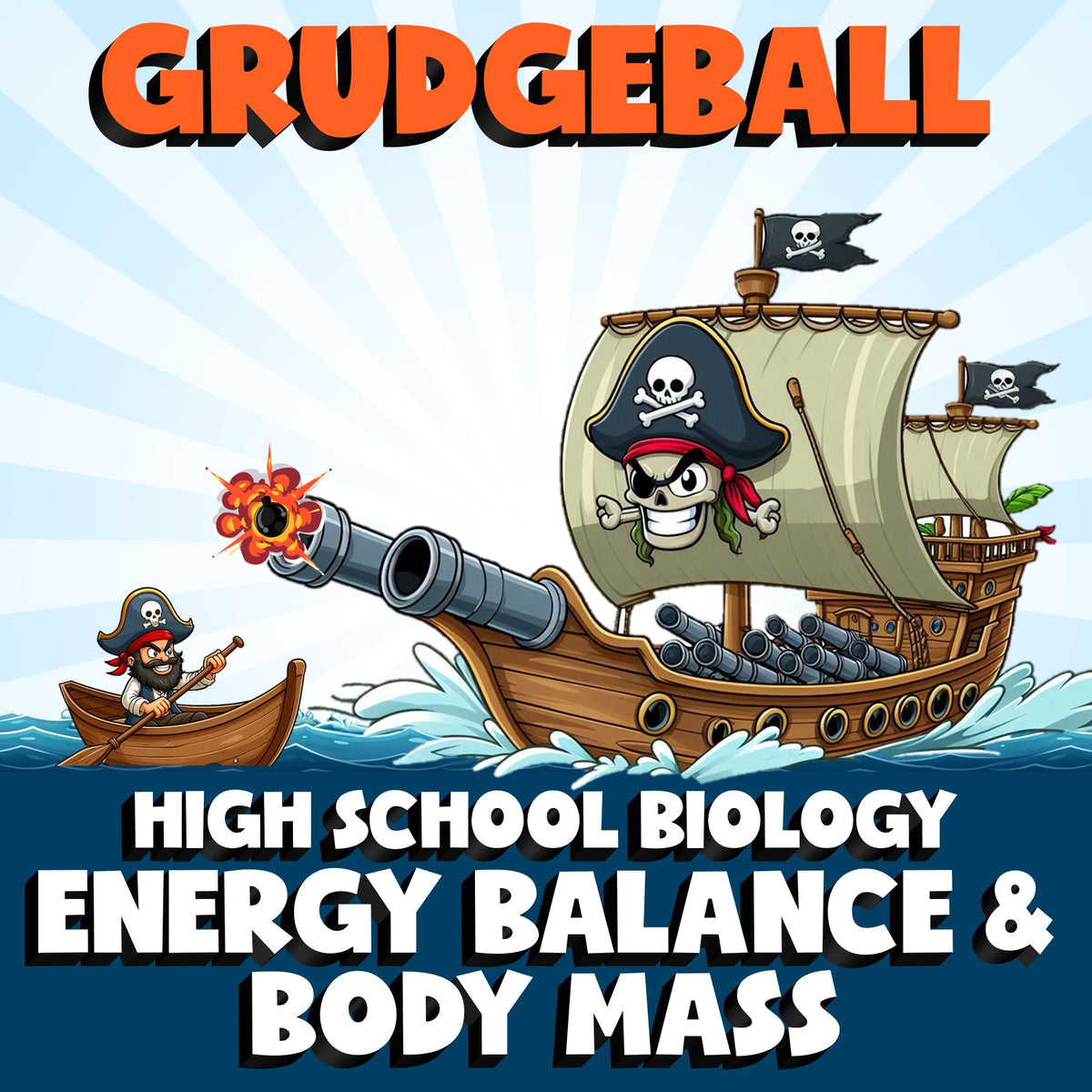 Energy Balance & Body Mass GRUDGEBALL Science Game - No Prep Biology Review