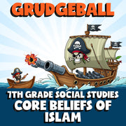 Core Beliefs of Islam GRUDGEBALL Socials Game - No Prep Grade 7 Review Activity