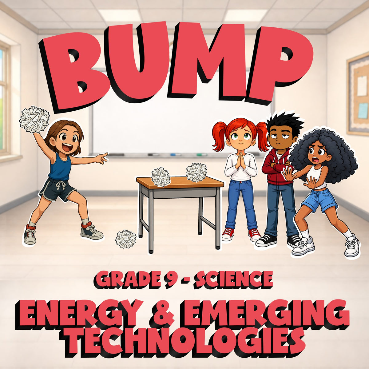 Energy & Emerging Technologies BUMP Science Game - No Prep Grade 9 Review