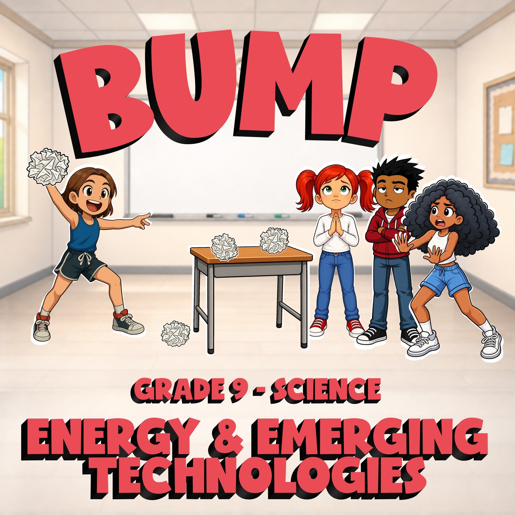 Energy & Emerging Technologies BUMP Science Game - No Prep Grade 9 Review