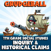 Inquiry & Historical Claims GRUDGEBALL Socials Game - No Prep Grade 7 Review