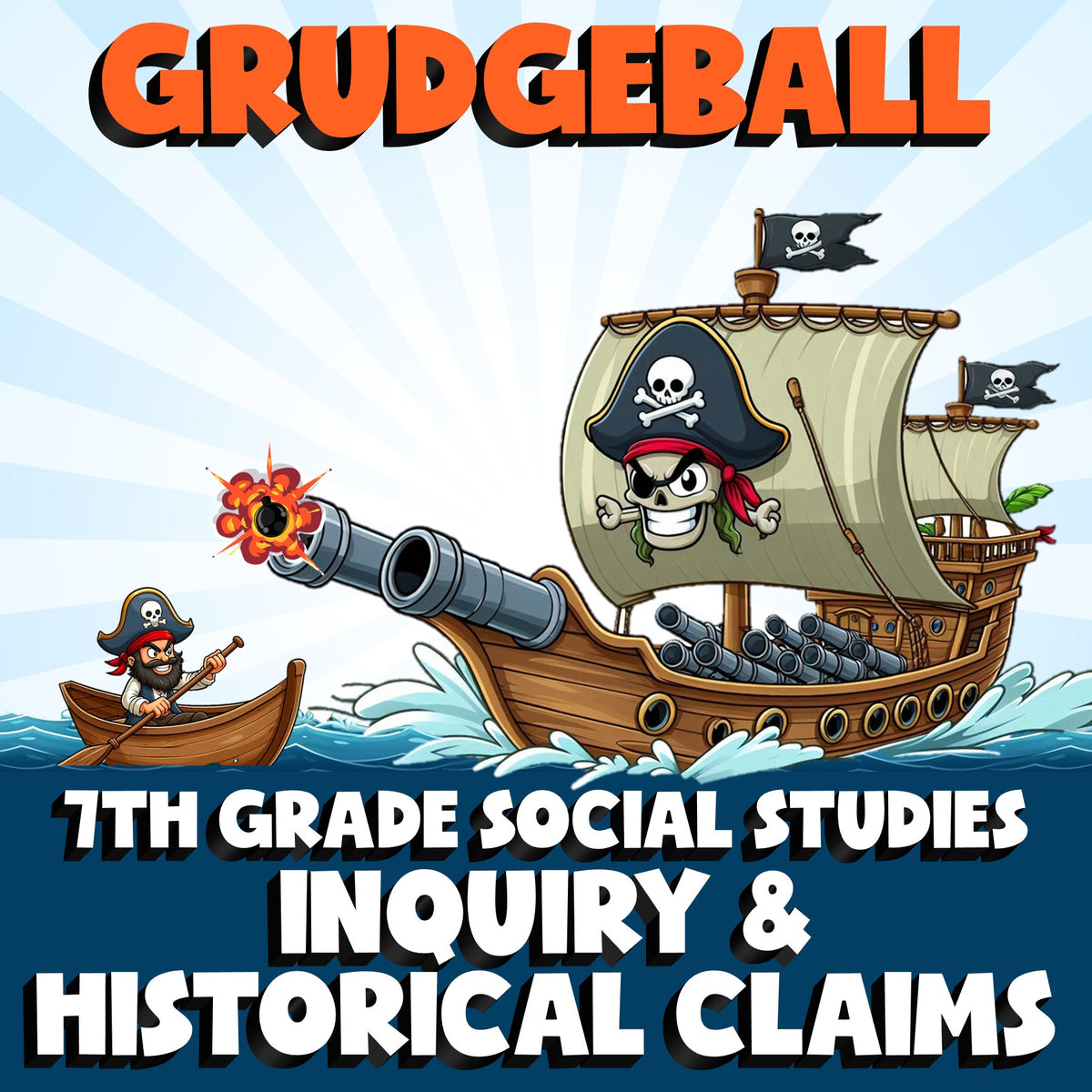 Inquiry & Historical Claims GRUDGEBALL Socials Game - No Prep Grade 7 Review