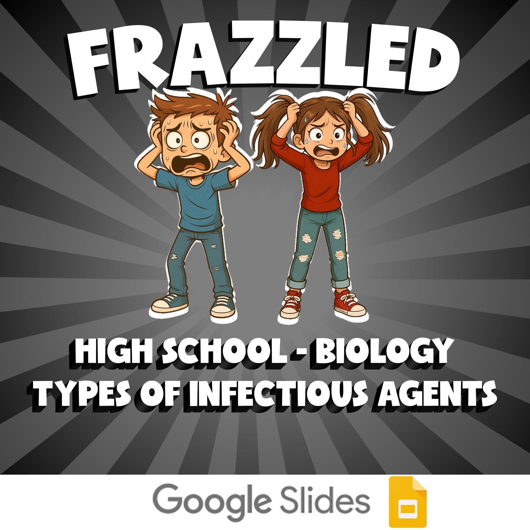 Types of Infectious Agents FRAZZLED Science Game - No Prep Biology Review