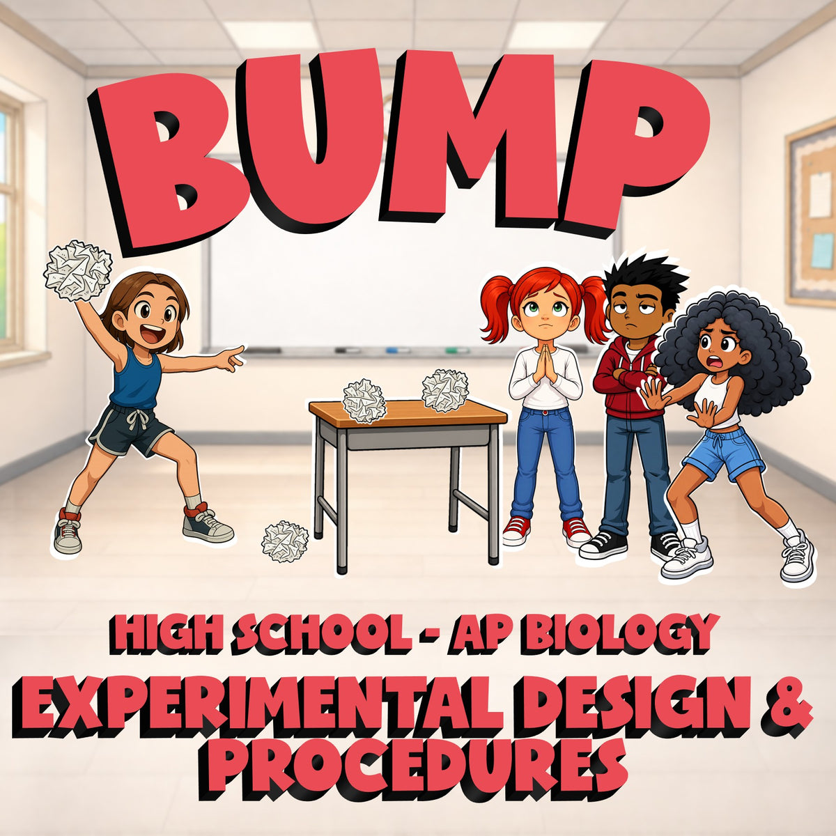 Experimental Design & Procedures BUMP Science Game - No Prep AP Biology Review