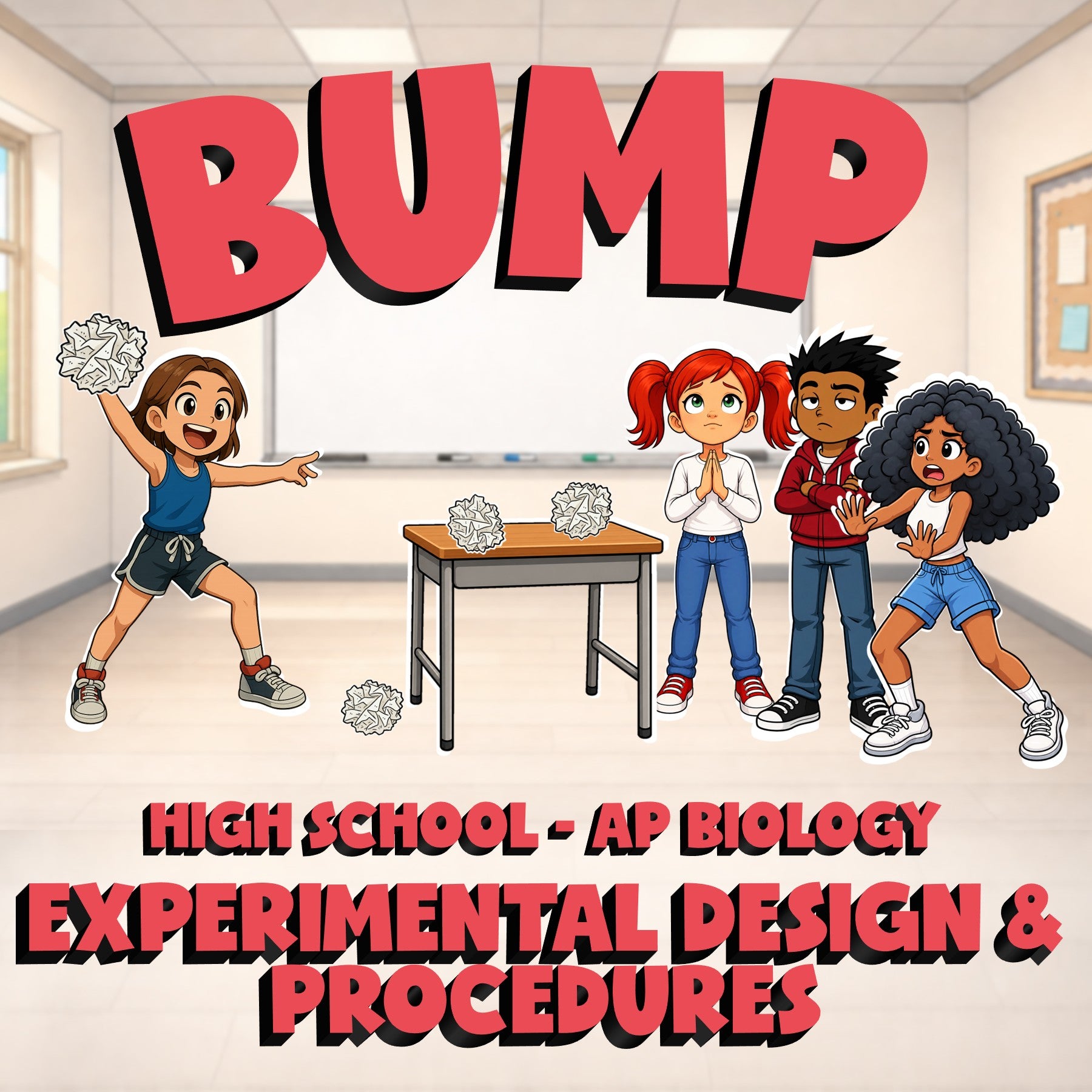Experimental Design & Procedures BUMP Science Game - No Prep AP Biology Review