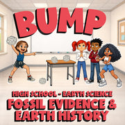 Fossil Evidence & Earth History BUMP Game - No Prep Earth Science Review